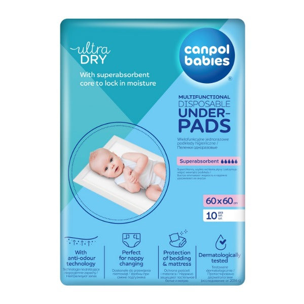 Canpol babies Suport Pt. Schimbat Scutece Unica Folosinta 60x60 cm 10 BUC